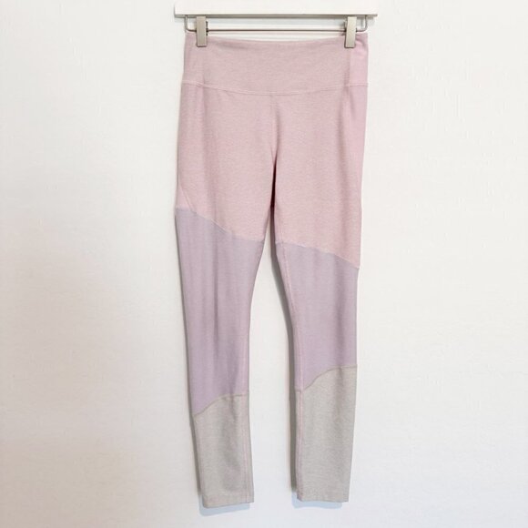 (2) Outdoor Voices Colorblock Workout Leggings Bundle Pink Gray Blue Set Small - Picture 7 of 12